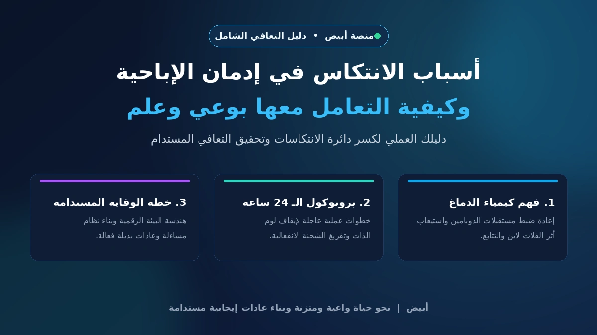 أسباب الانتكاس في إدمان الإباحية وكيفية التعامل معها